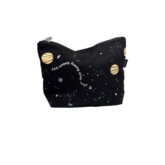 Makeup Bag – Ecoright BRB Space Travel Bag Print Cosmetic Pouch NWOT - Picture 1 of 7